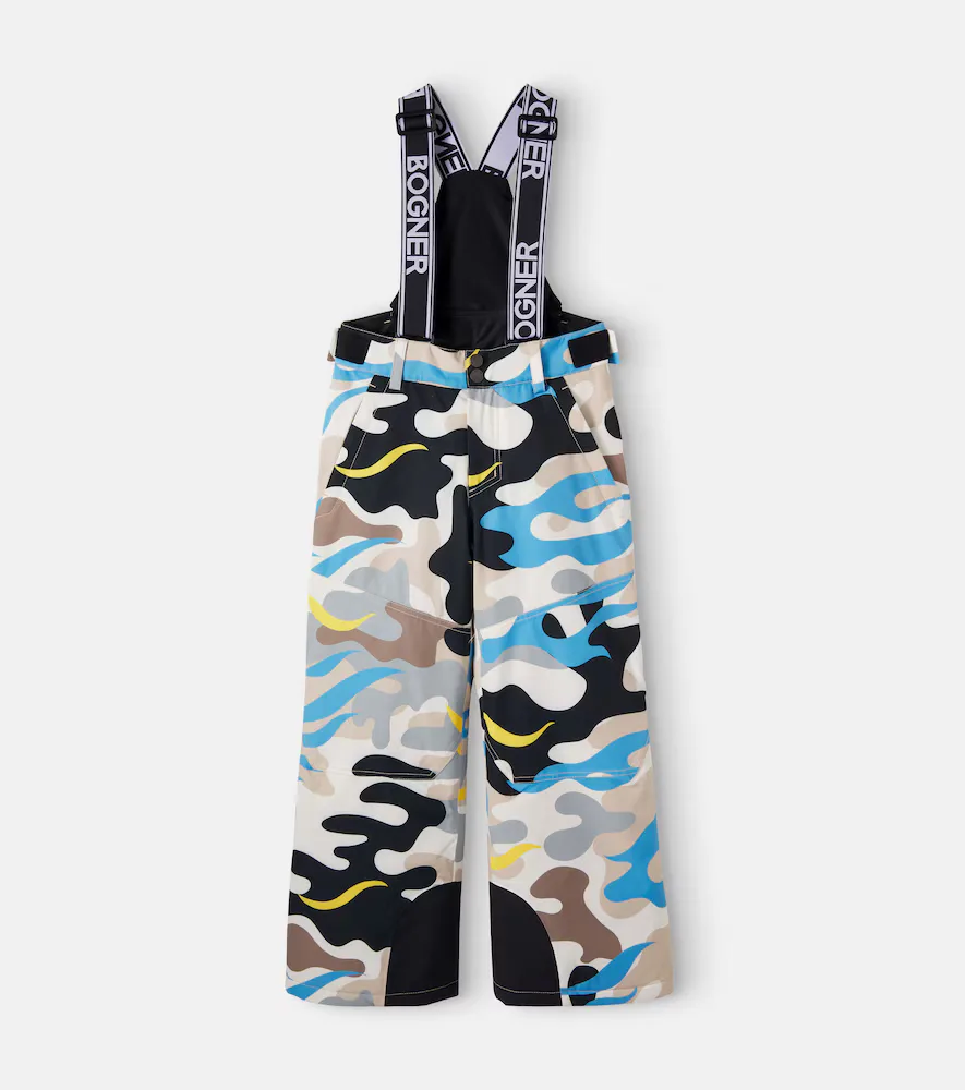 Printed Ski Salopettes by Bogner Kids