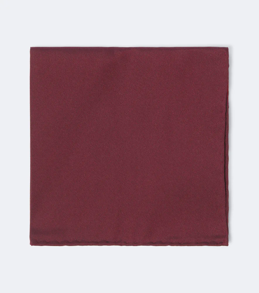 Silk Pocket Square by Brunello Cucinelli