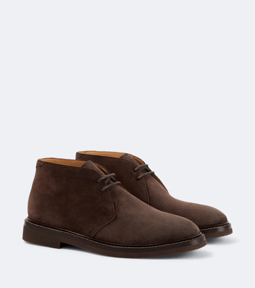 Suede Desert Boots by Brunello Cucinelli