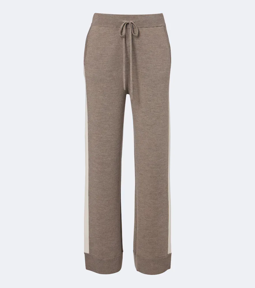 Nymira Knitted Wool-Blend Sweatpants by Fusalp