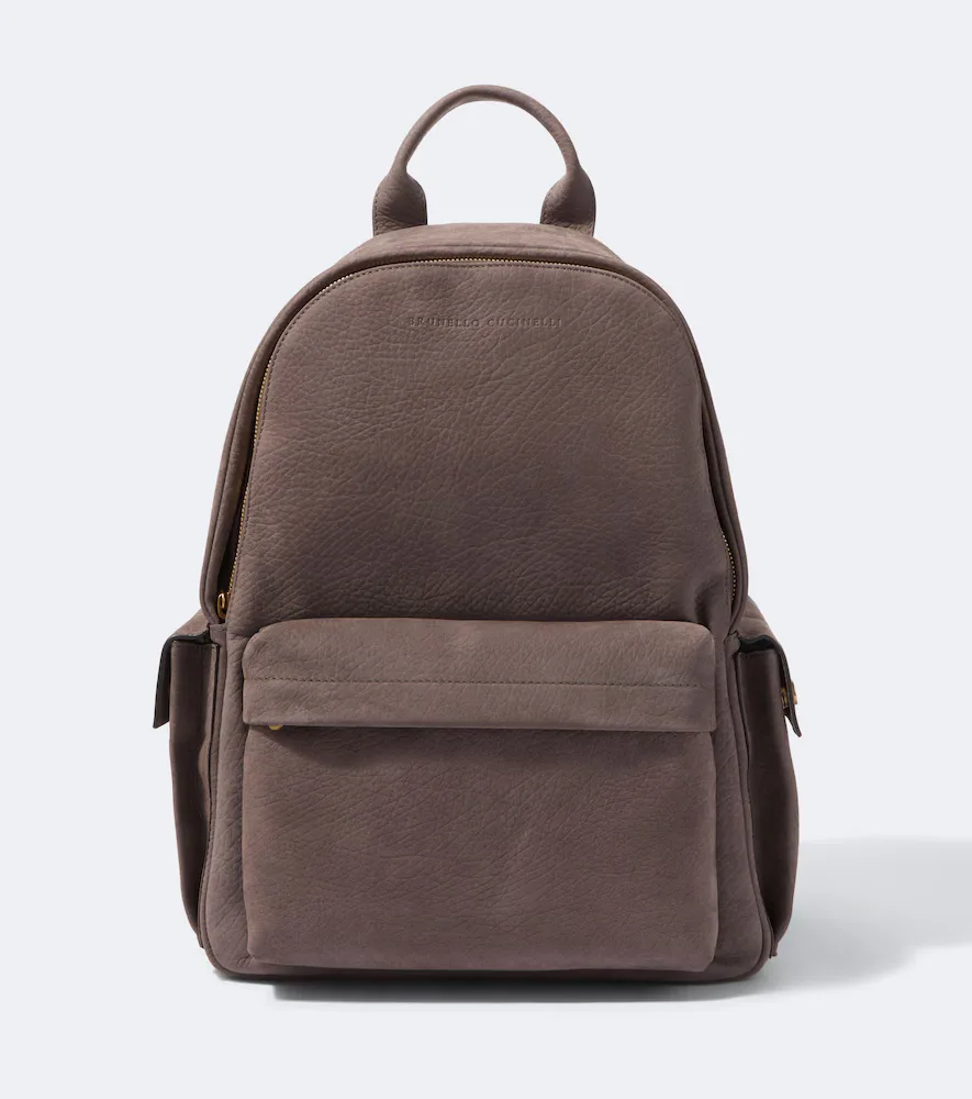 Leather Backpack by Brunello Cucinelli