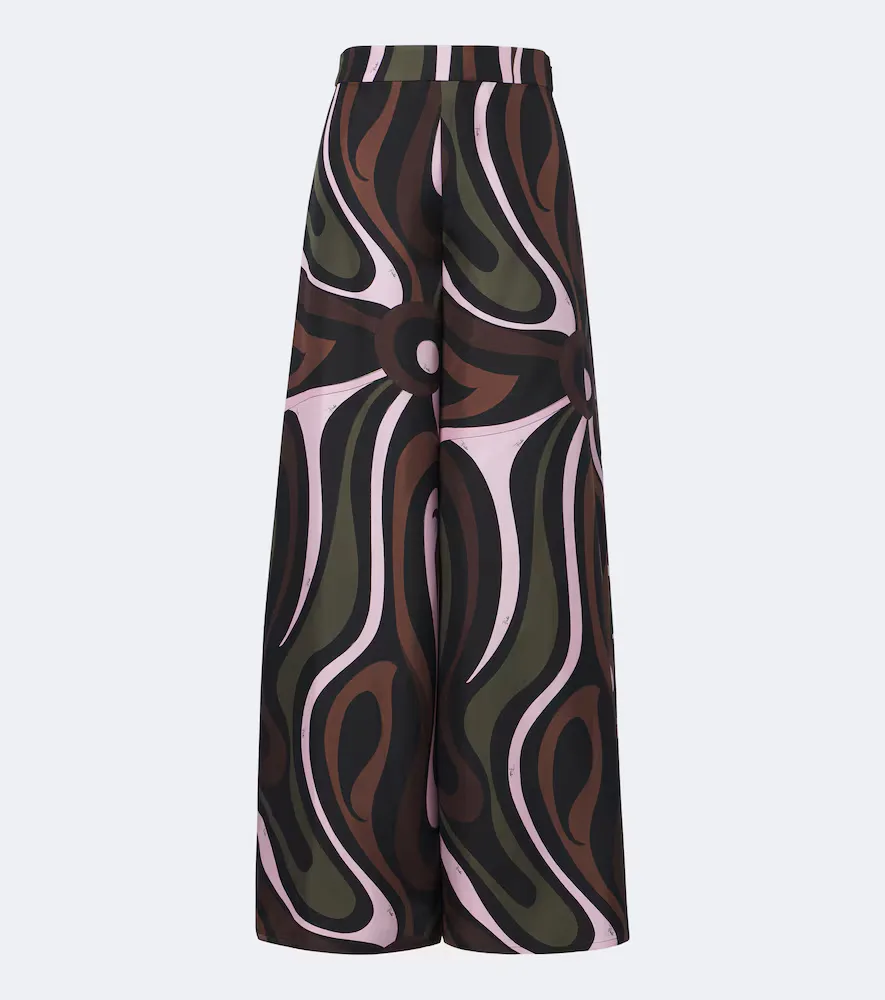 Marmo Silk Palazzo Pants by Pucci