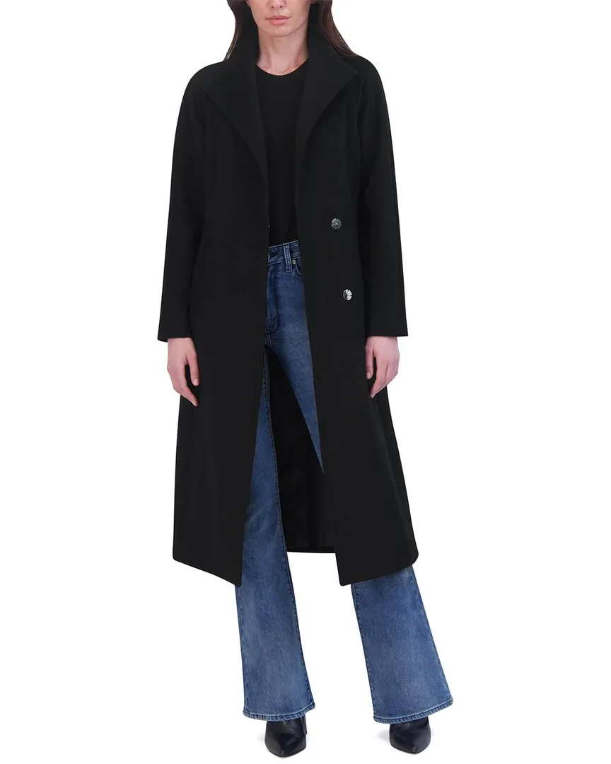 Wool-Blend Wrap Coat by Tahari
