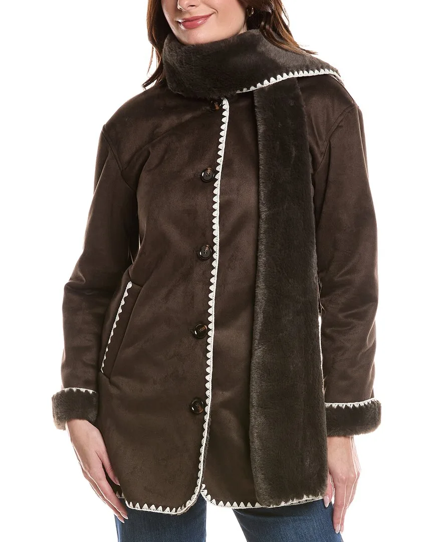 Blanket Stitch Jacket by Ellen Tracy