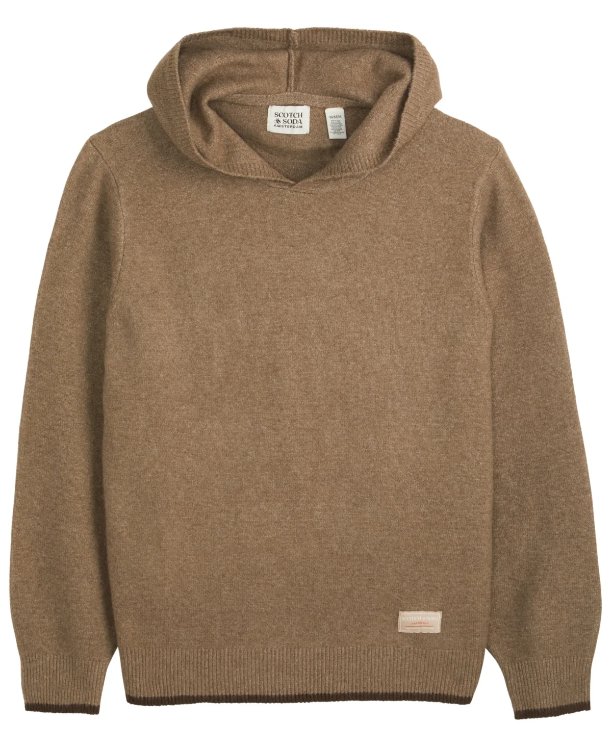 Hooded Long-Sleeve Pullover Sweater by Scotch & Soda