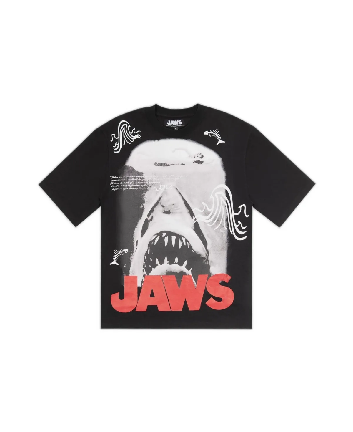 Jaws Great White Shark Graphic Short Sleeve T-Shirt by Reason