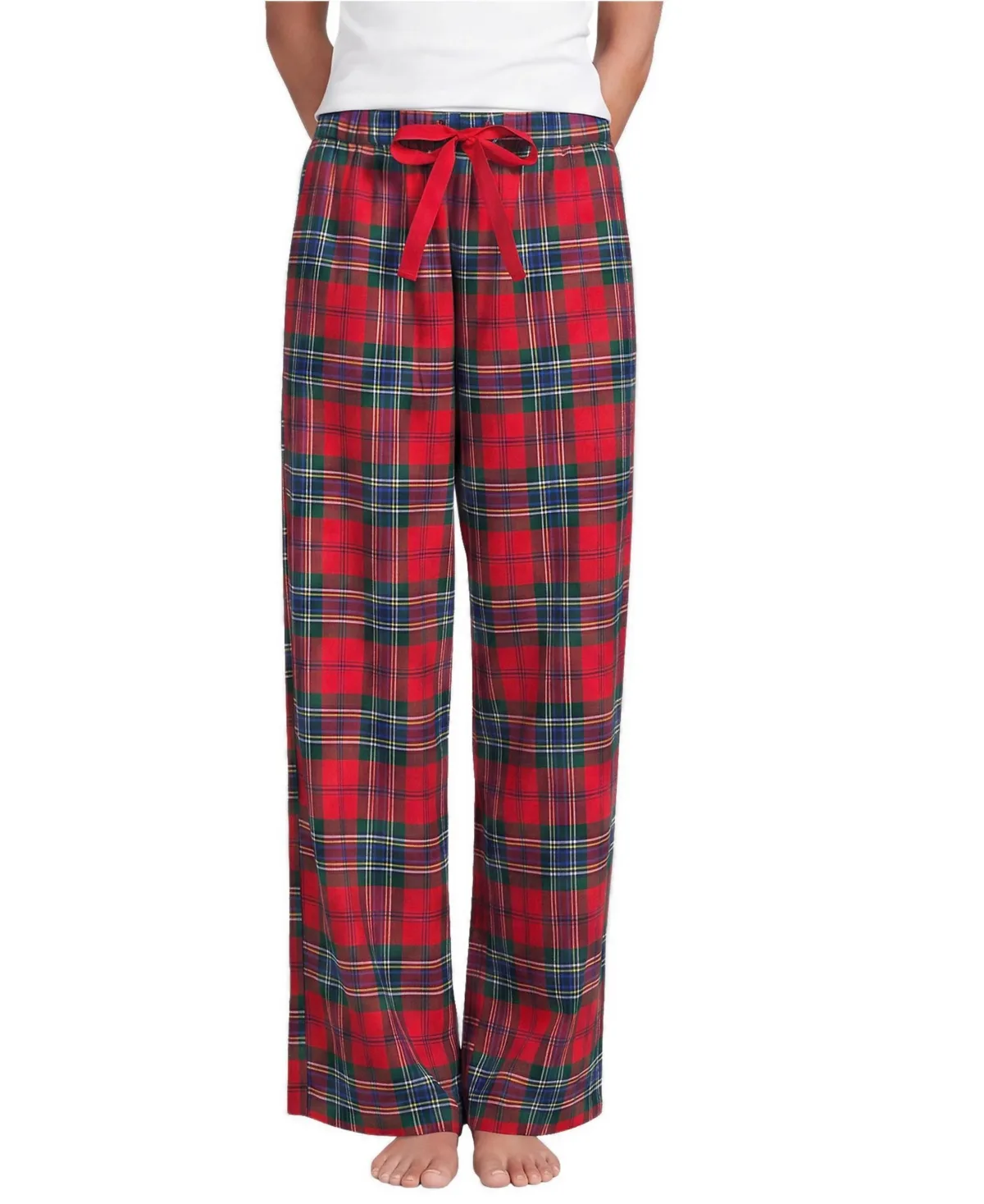 Flannel Wide Leg Sleep Pants
