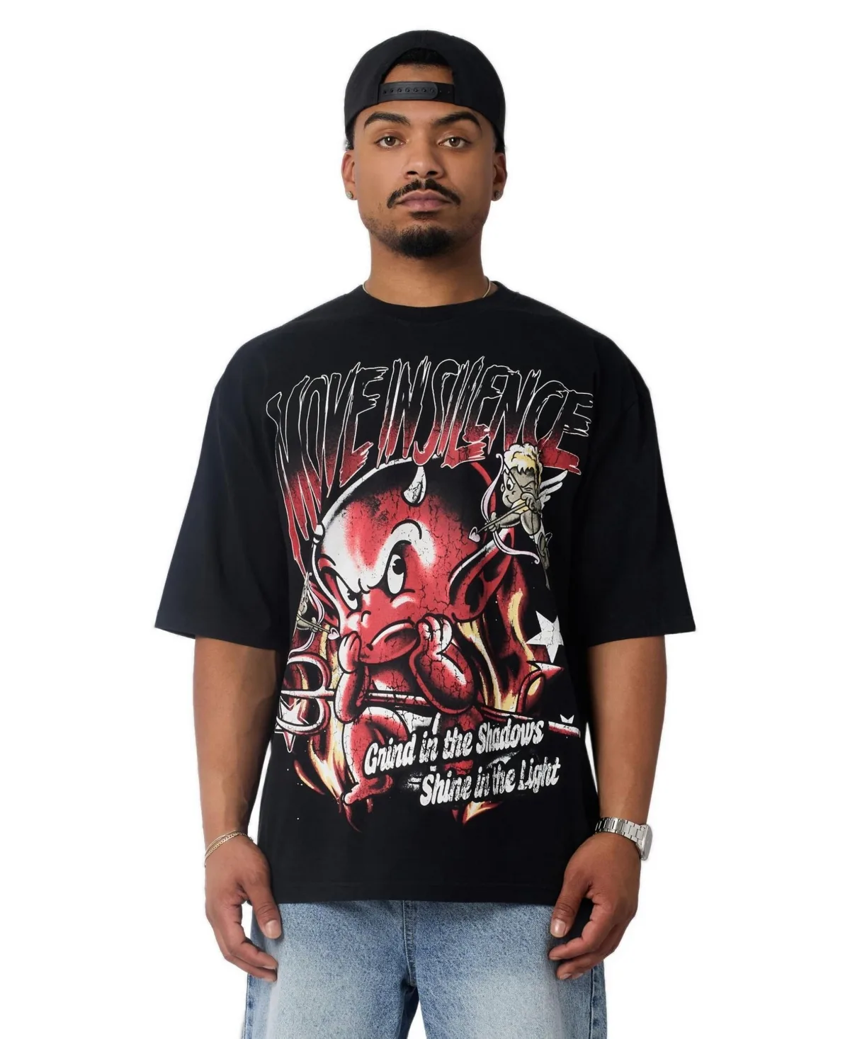 Move in Silence Washed Heavy Terry Short Sleeve T-Shirt by Reason