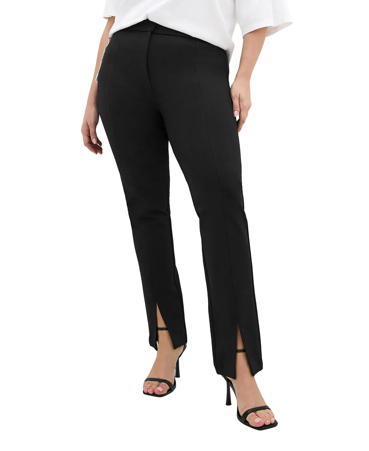 Wynter Tapered Ponte Pant by City Chic