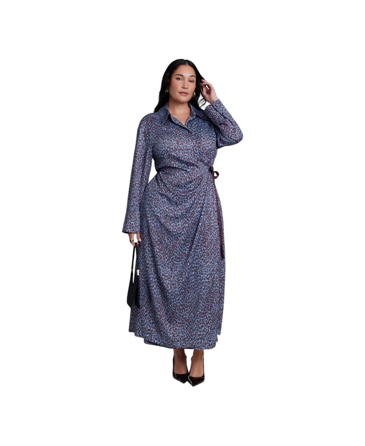 Wrap Detail Maxi Dress by Eloquii