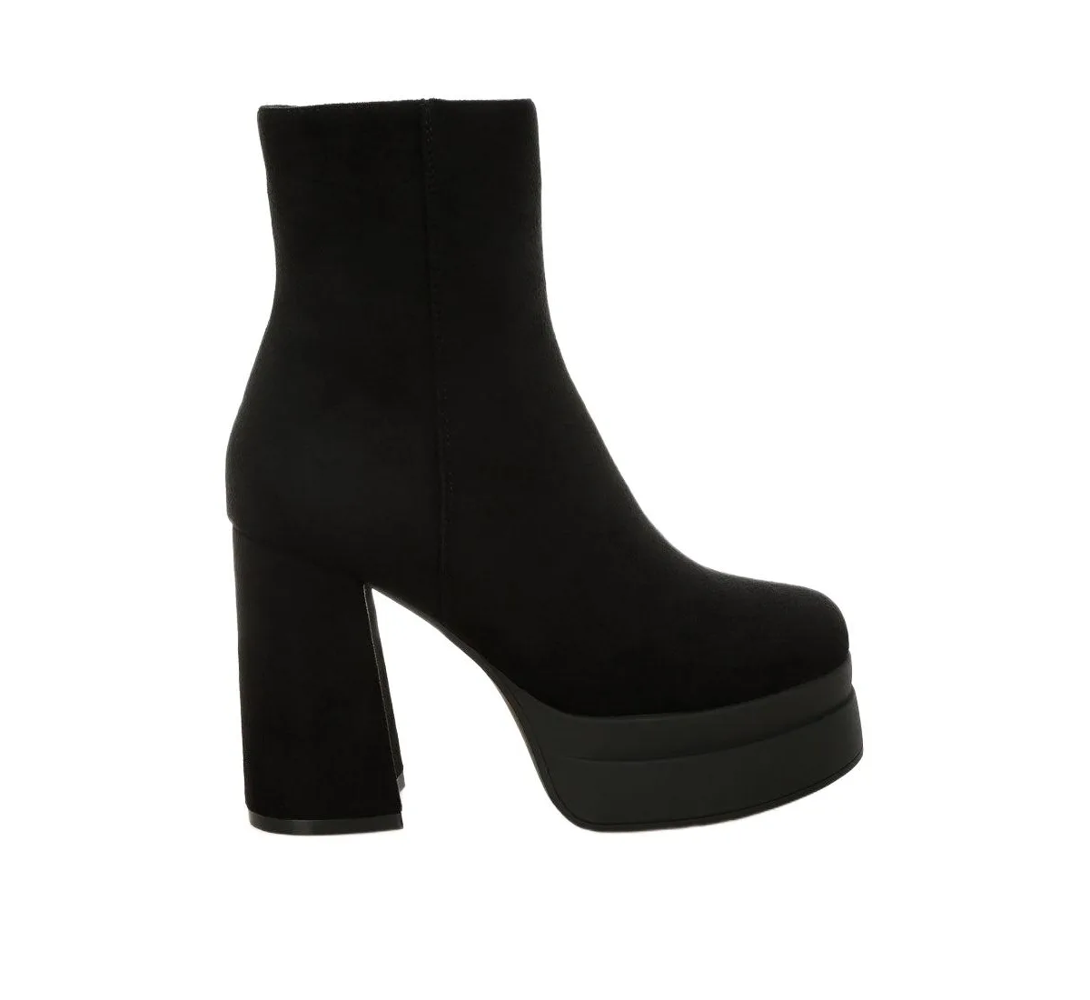 Maltese Soft Microfiber Block Heel Boots by London Rag