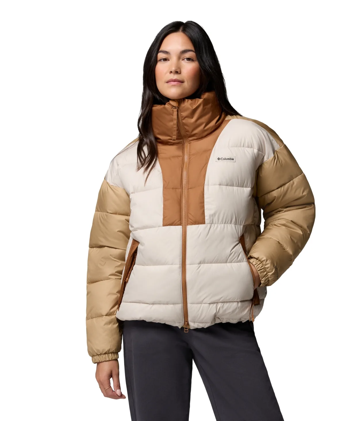 Pike Lake High Neck Collared Puffer Jacket by Columbia