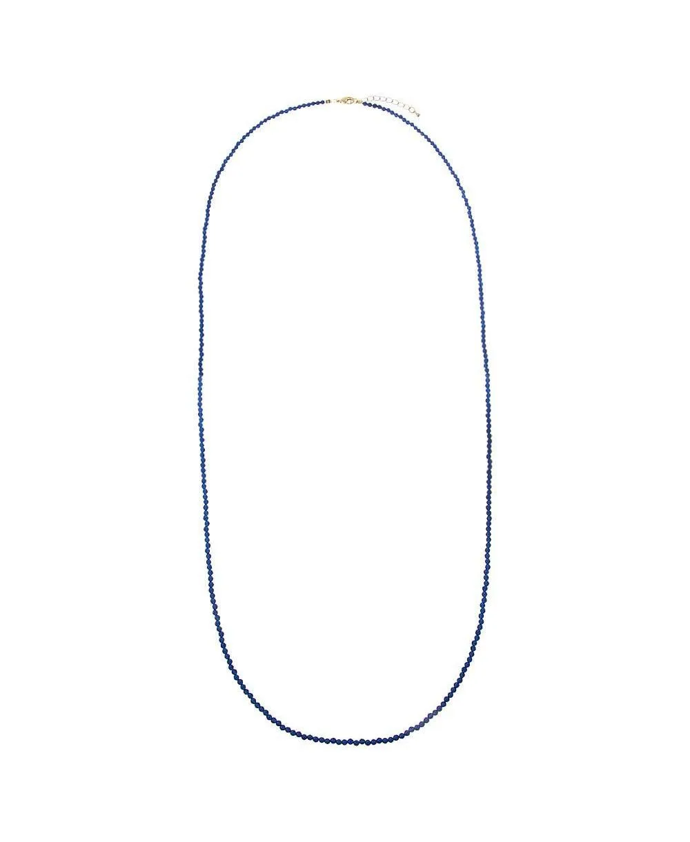 By Adina Eden Beaded Chain Necklace 36" by By Adina Eden