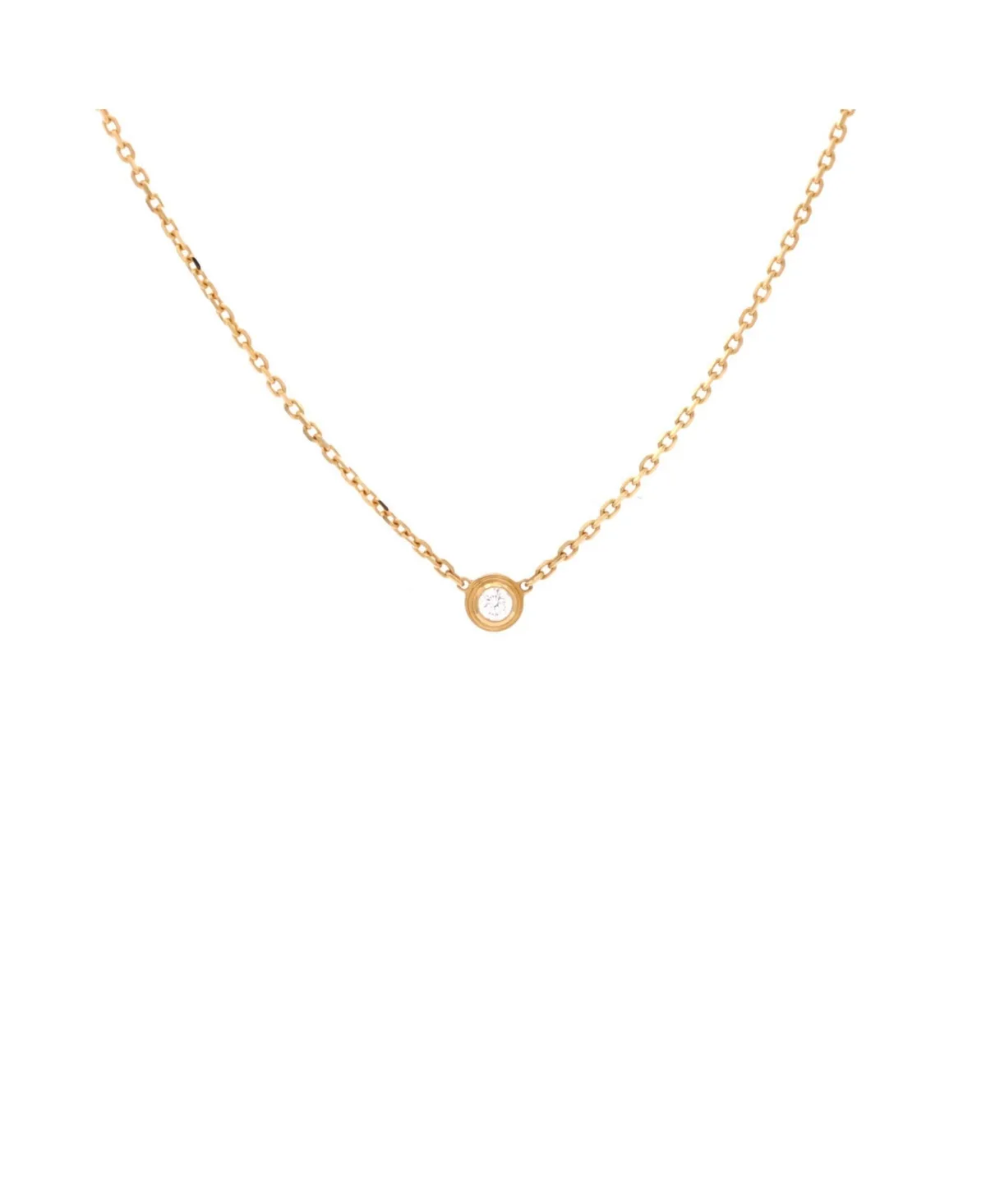 Pre-Owned D'Amour Pendant Necklace - 18k Yellow Gold
