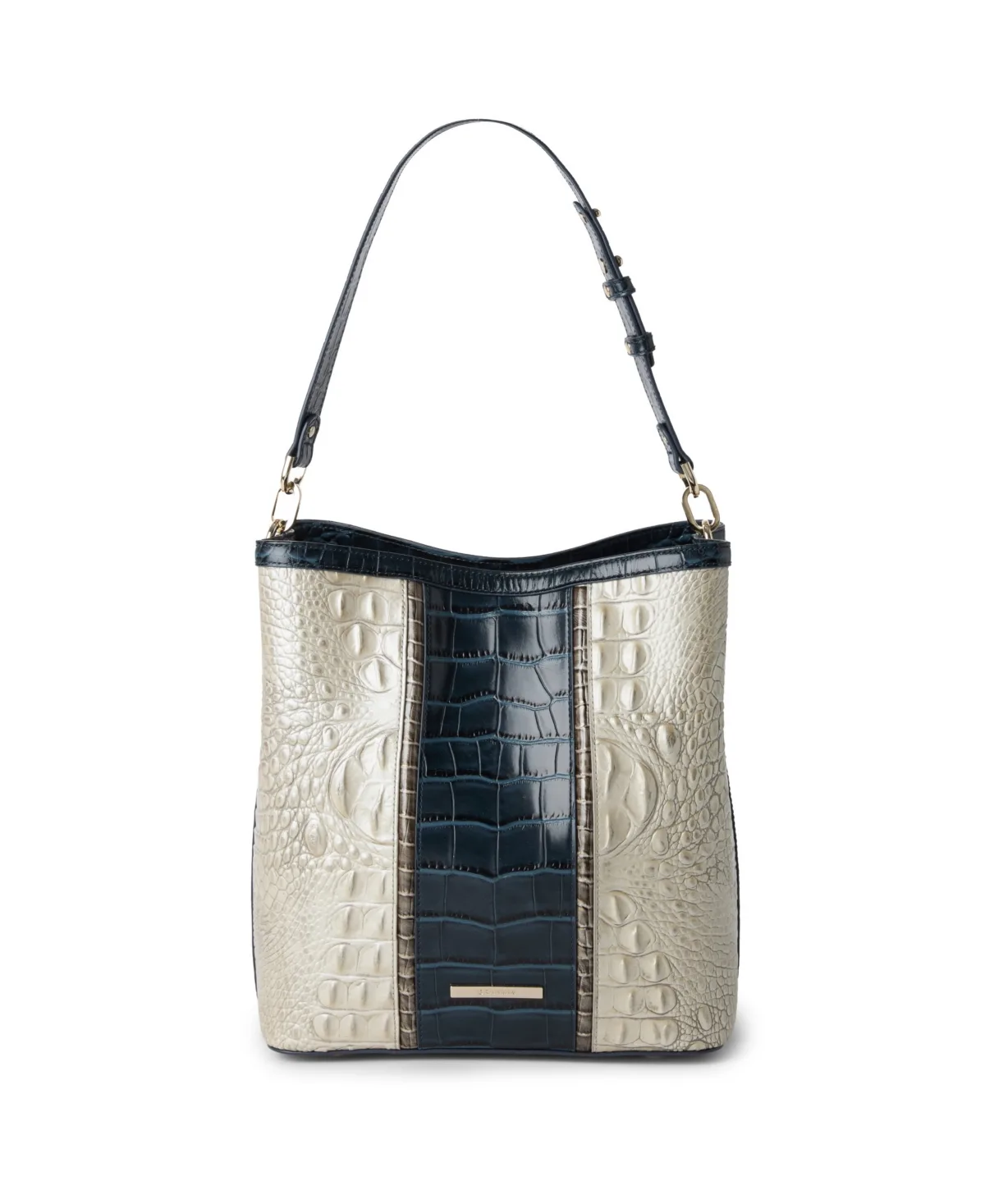 Celina Leather Adjustable Medium Bucket Handbag by Brahmin