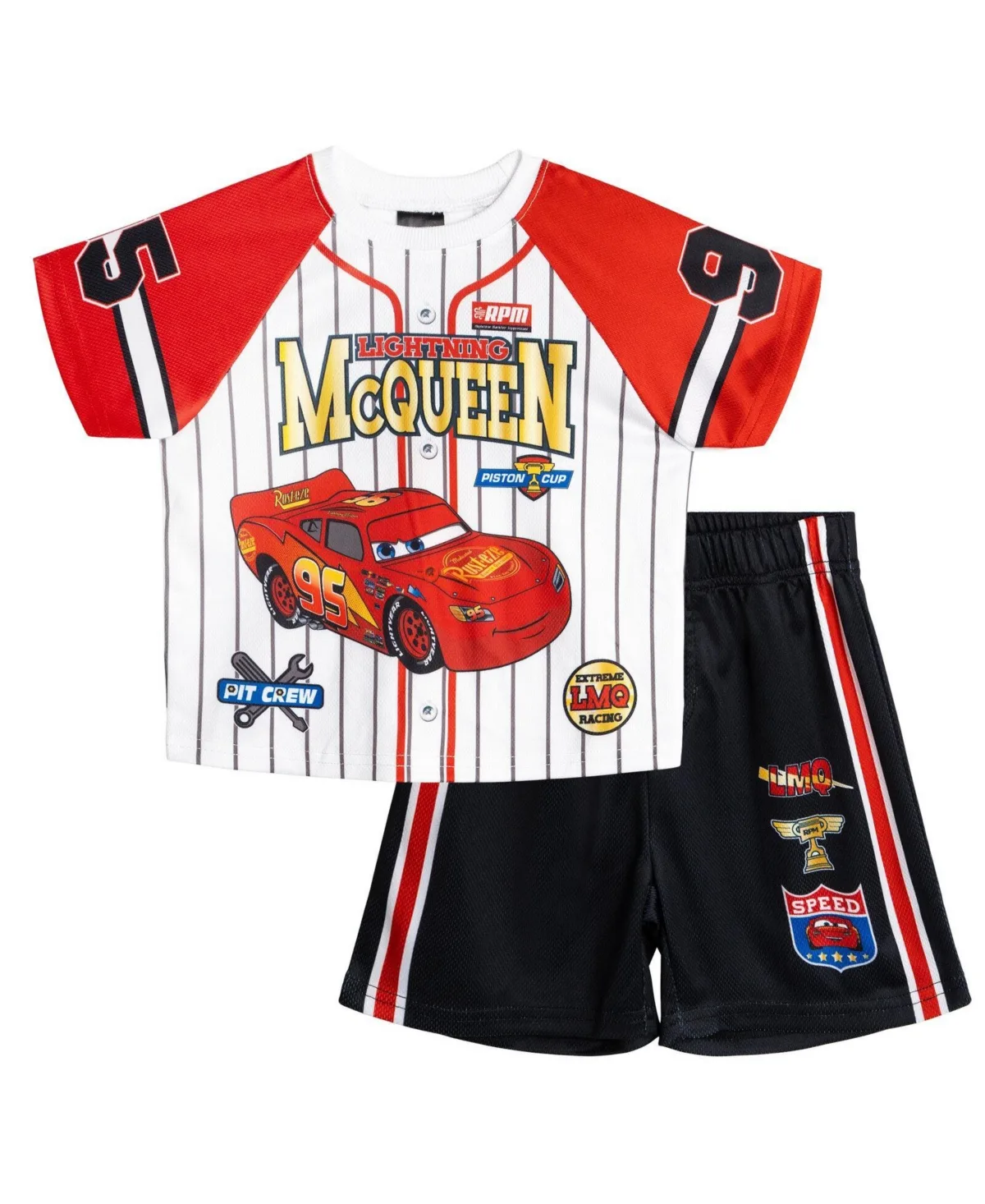 Cars Athletic 2-Piece T-Shirt and Shorts Set by Cars