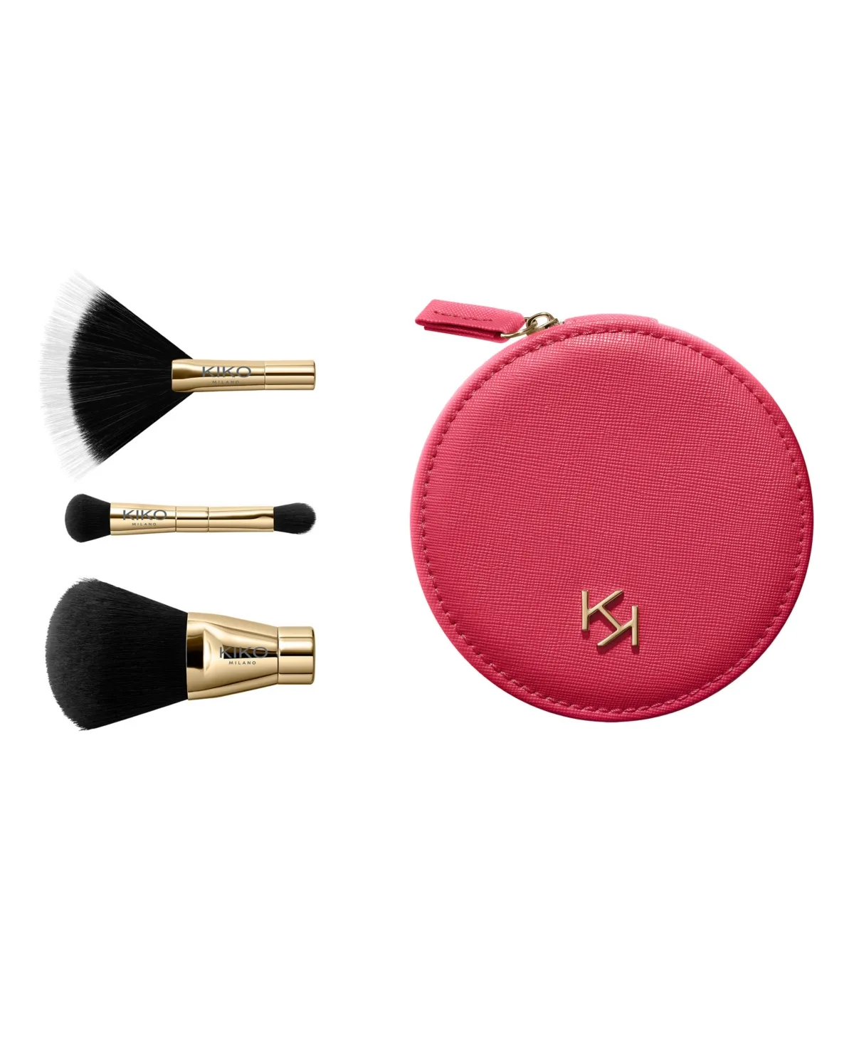 3-Piece Pocket Powder Brush Set by Kiko Milano