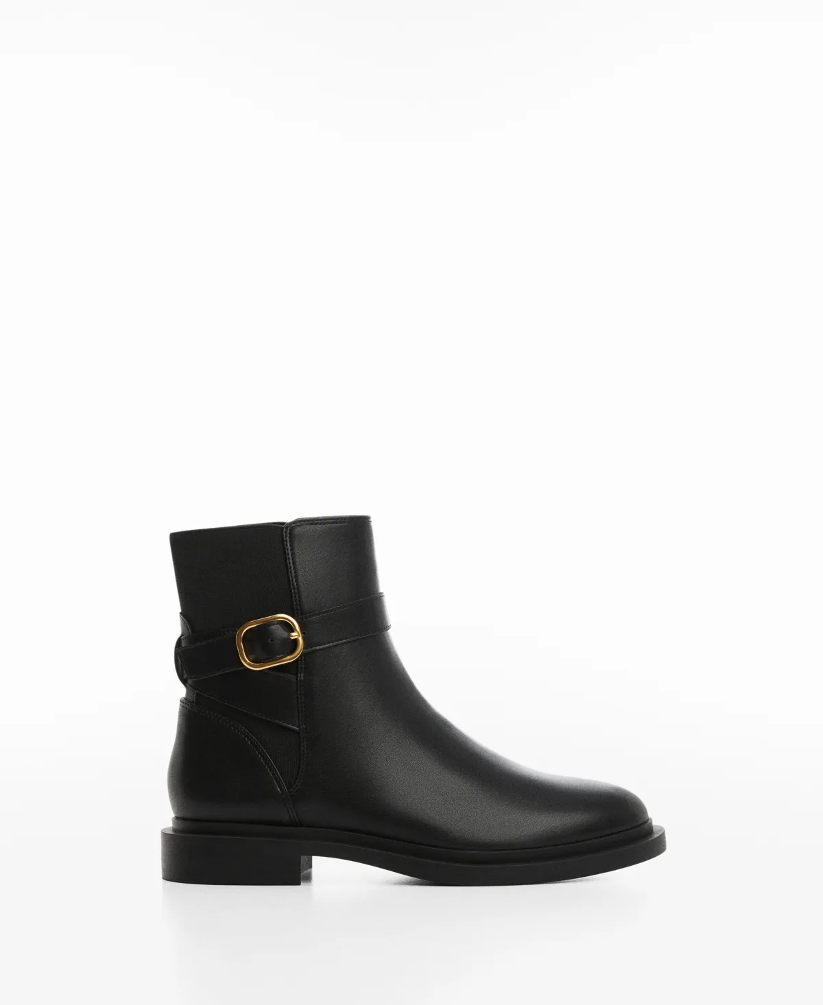 Straight Buckled Ankle Boots by Mango