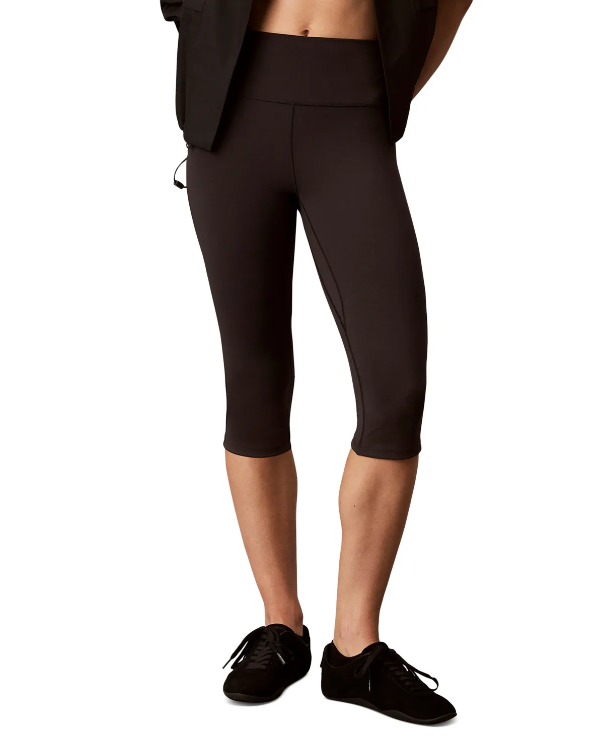 Icon Sport High-Rise Pull-On Capri by Calvin Klein