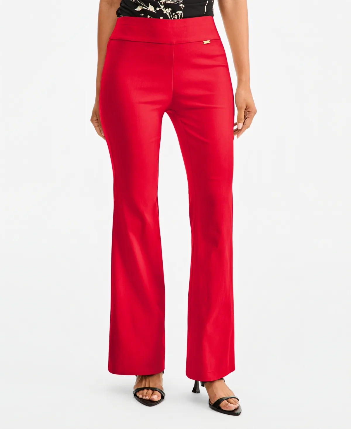 Flared-Leg Pull-On Pants by INC International Concepts