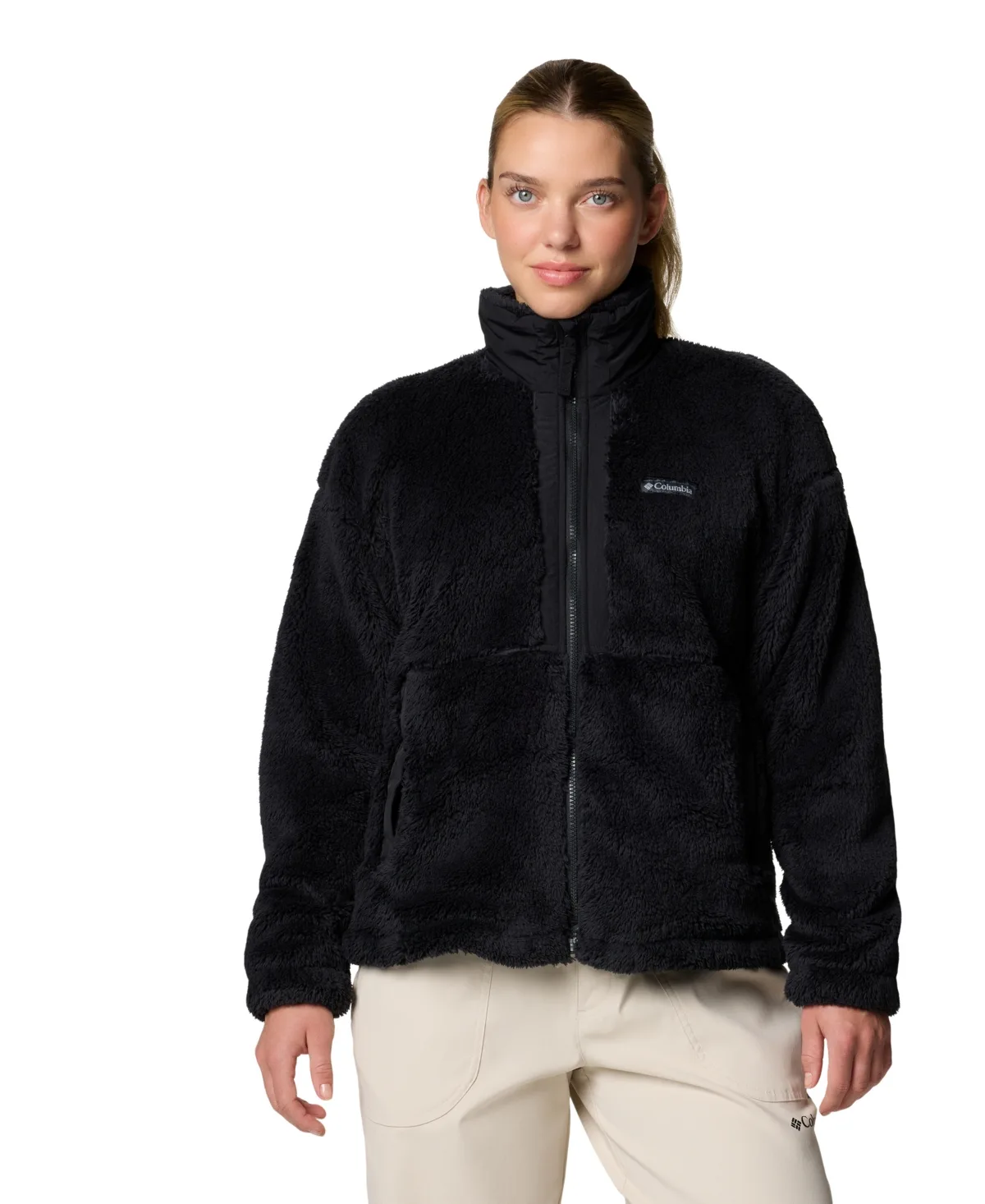 Boundless Discovery Sherpa-Lined Fleece Stand-Collar Jacket by Columbia