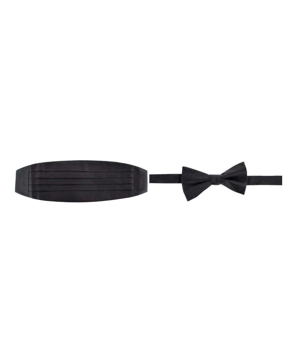 Sutton Silk Pre-Tied Cummerbund and Bow Tie, 2-Piece Set by Trafalgar