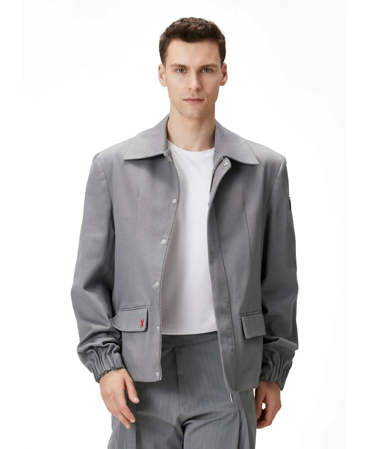 Pure Cotton Puffer Gabardine Jacket by Pcfg