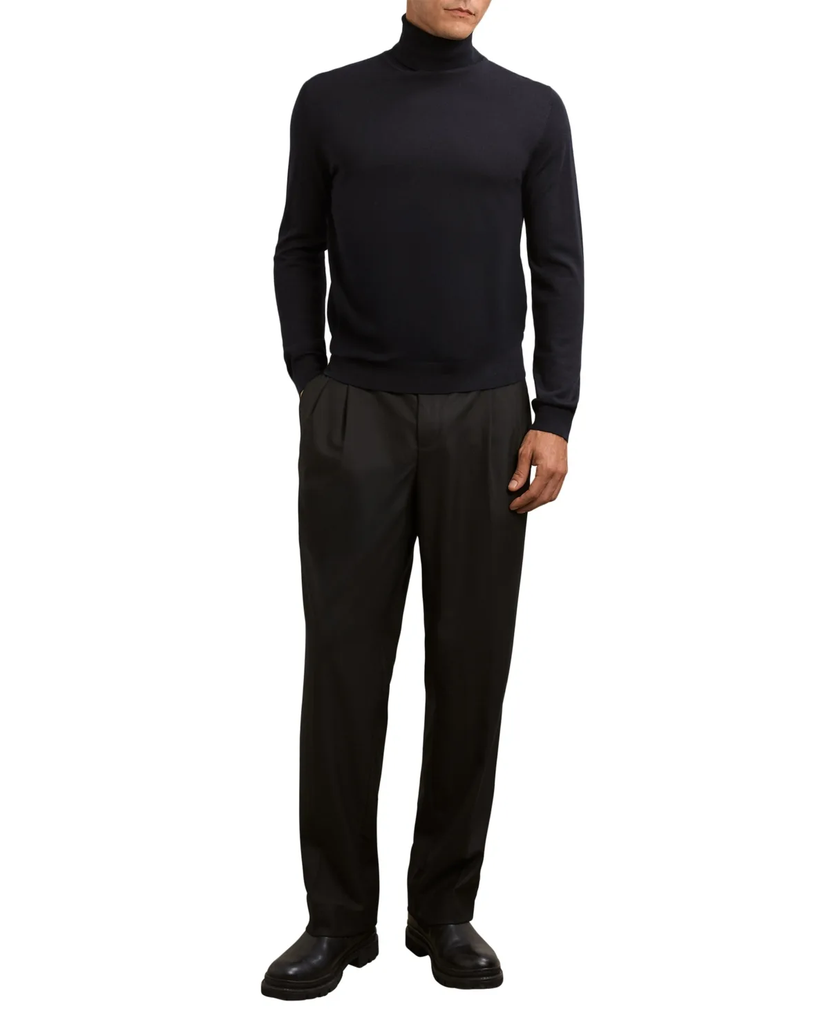 Caine Merino Wool Fine-Gauge Rollneck Sweater by Reiss