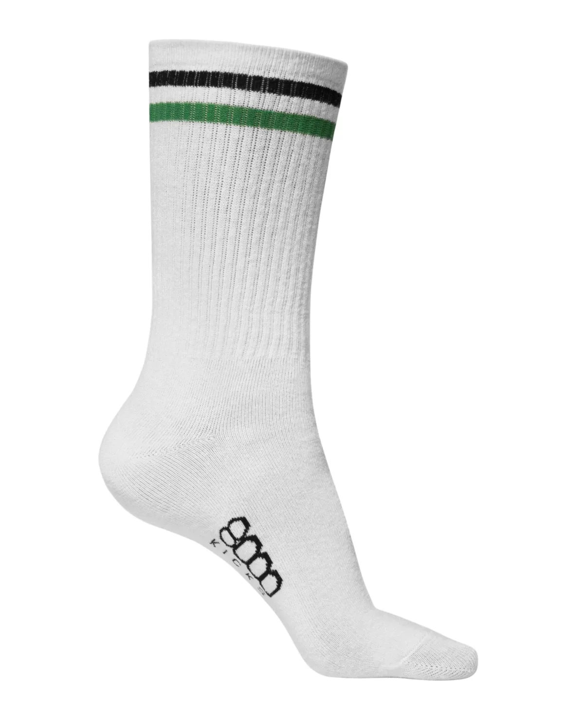 Hemp-Blend Striped Crew Socks by 8000kicks