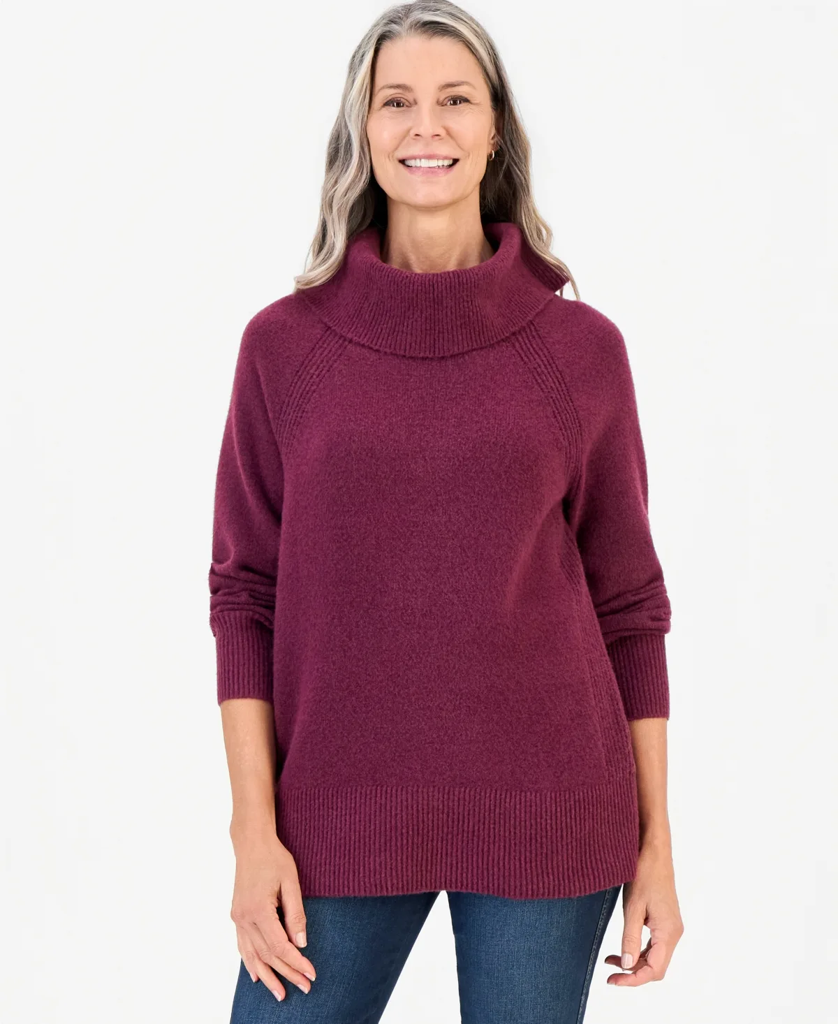 Cowl-Neck Tunic Sweater by Style & Co