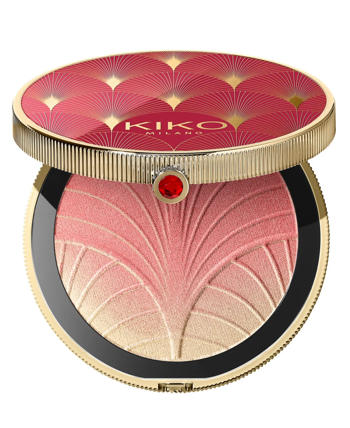 Deco Flush Blush, 0.24 oz. - 02 - Charleston Peach by Kiko Milano