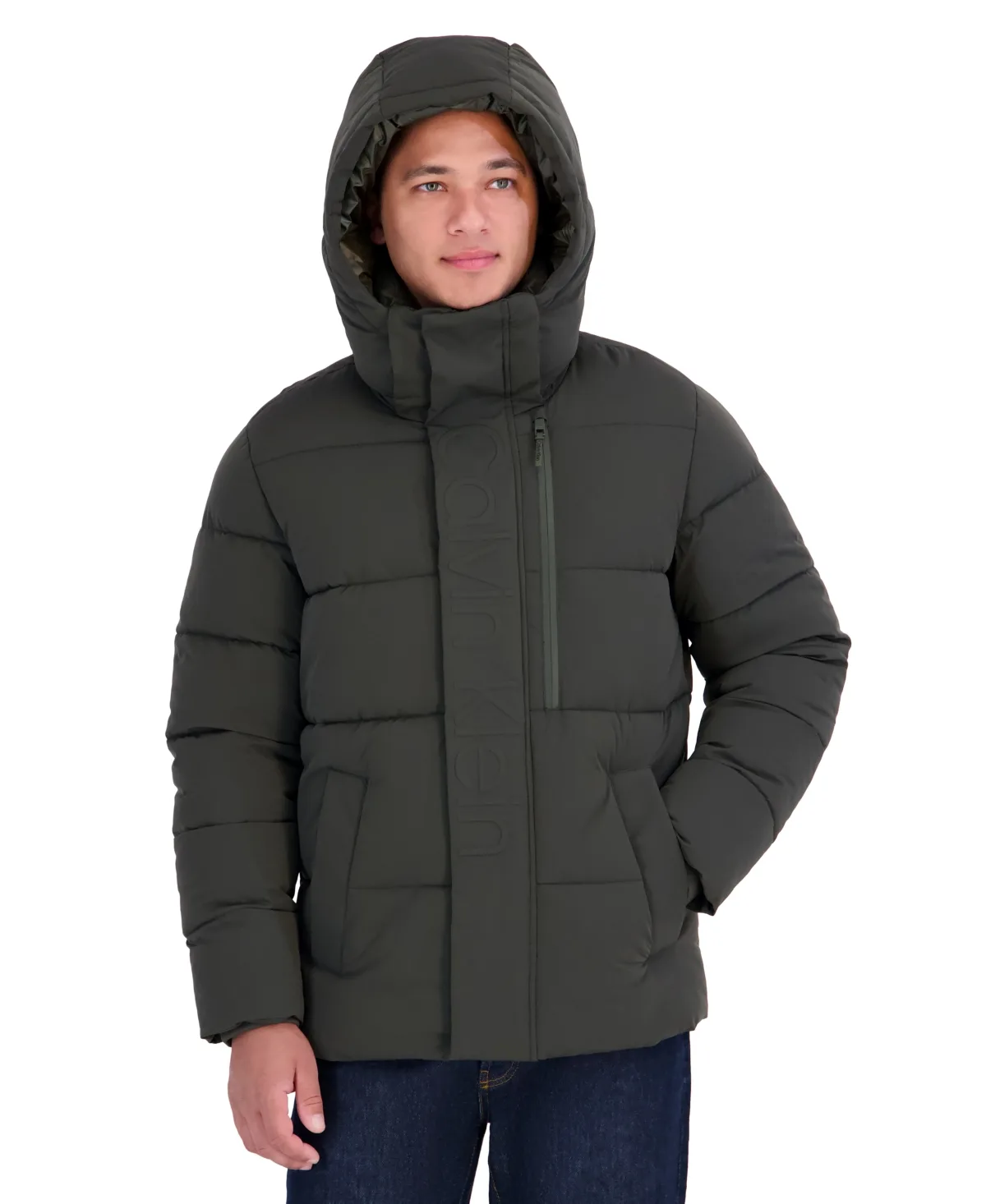 Tyler Modern Short Puffer Jacket by Calvin Klein