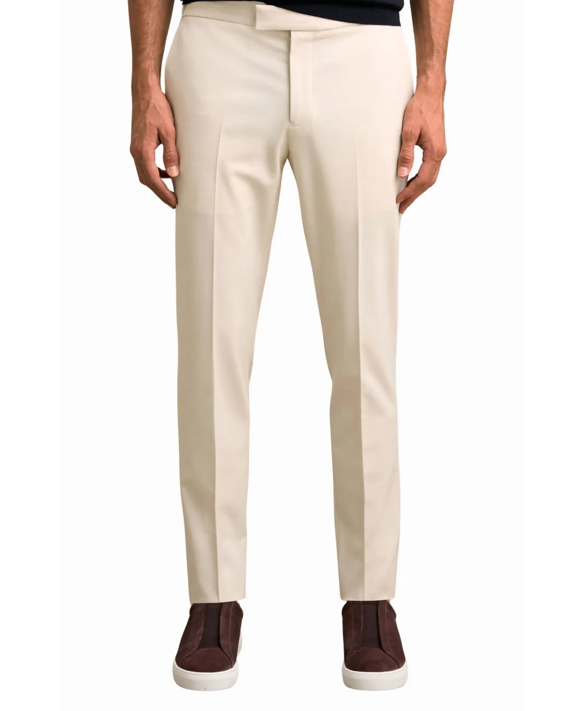 Found Drawcord Waist Slim Pants - Stone by Reiss