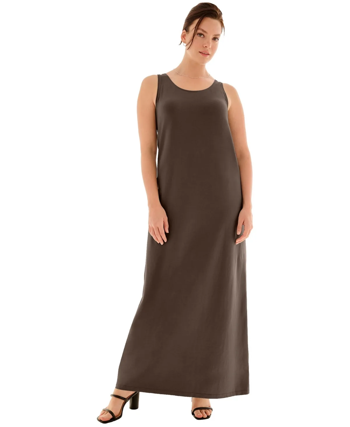 Sleeveless Knit Maxi Dress by Ellos