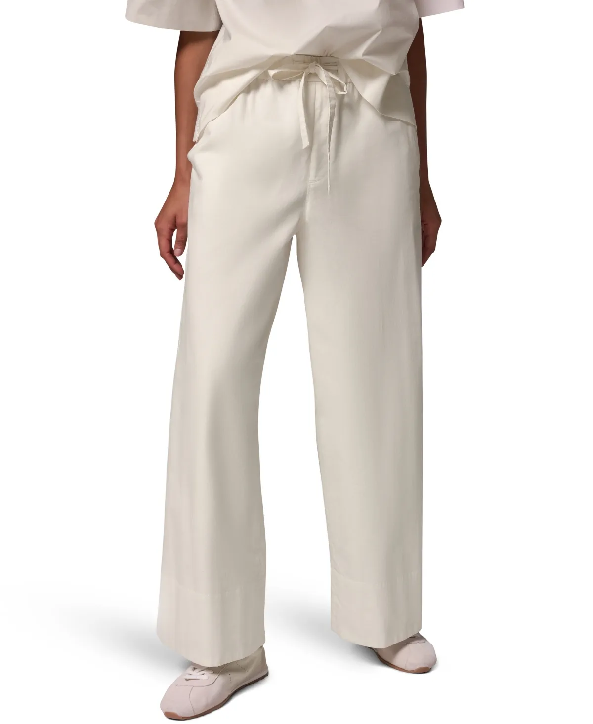 The Bali Relaxed Beach Pant Wide-Leg Drawstring Pants by Donna Karan Weekend