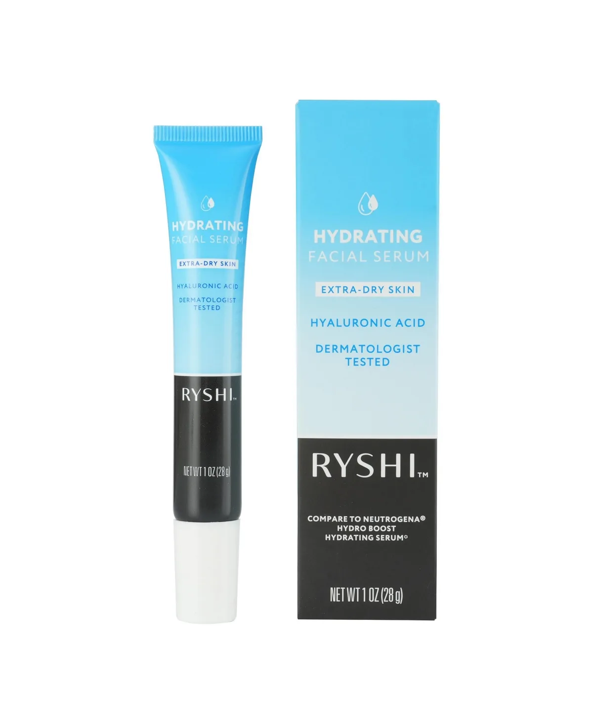 Hydrating Facial Serum Deep Moisture for Extra Dry Skin with Hyaluronic Acid 1 Ounce, 28 Gram by Pursonic