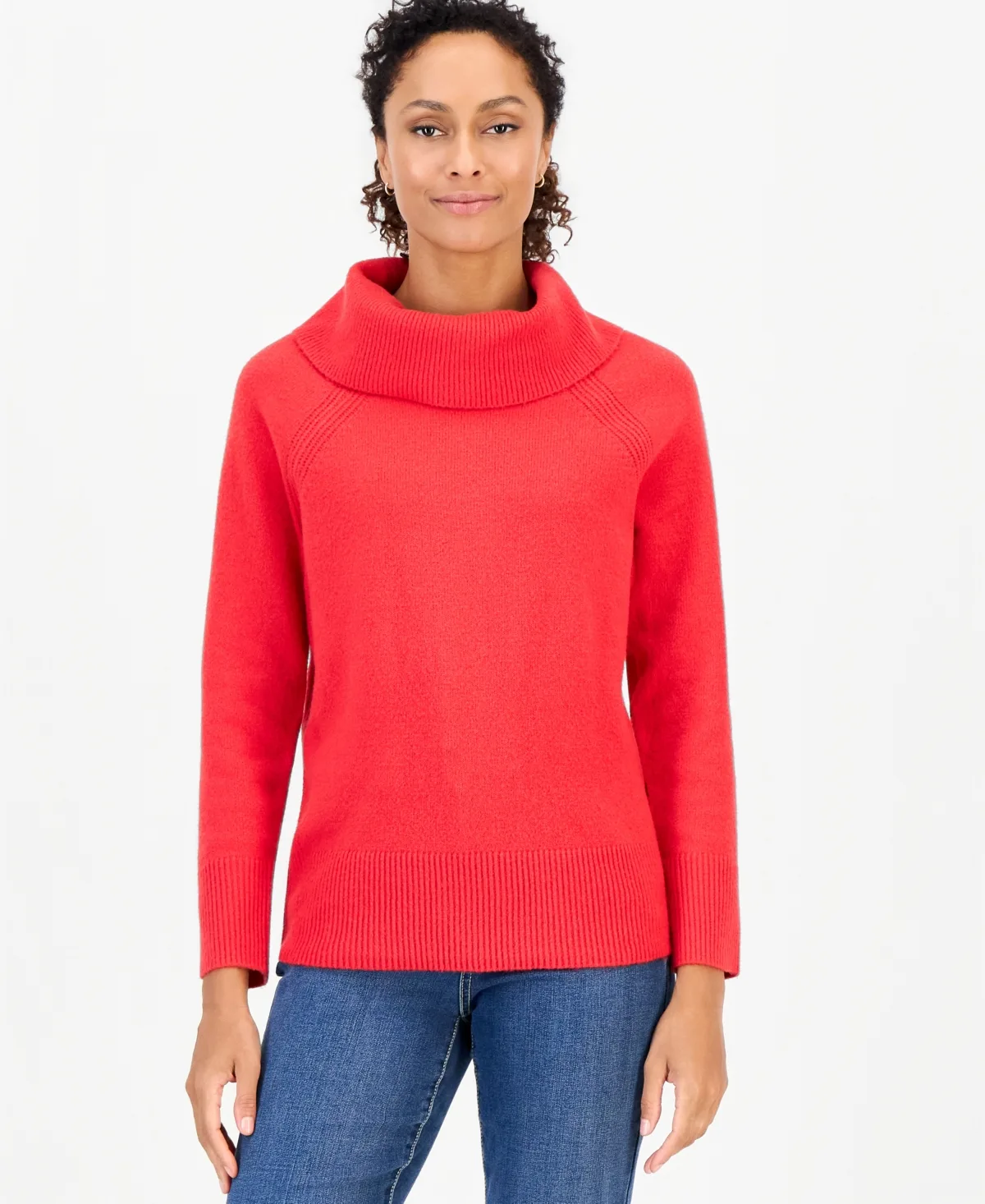 Cowl-Neck Tunic Sweater by Style & Co