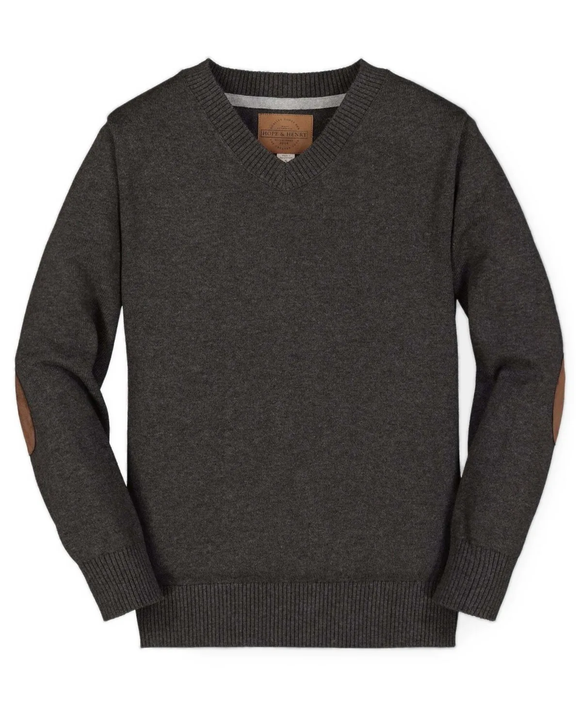 Fine-Gauge V-Neck Sweater by Hope & Henry