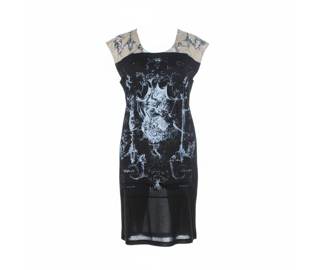 Pre-Owned Baroque Brasso Printed Tunic Top by Balenciaga