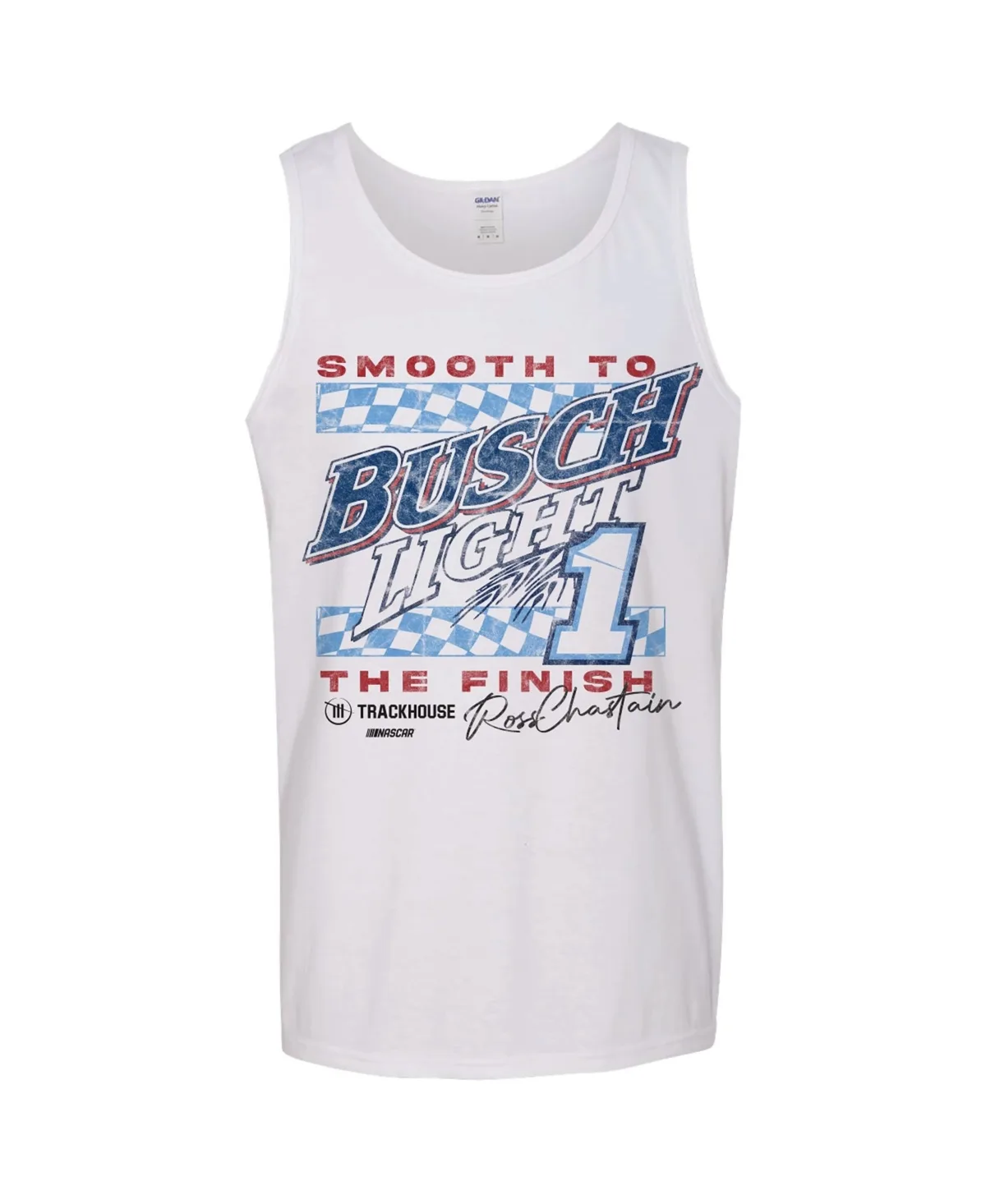 Smooth to the Finish Graphic Crewneck Tank by Trackhouse Racing Team Collection