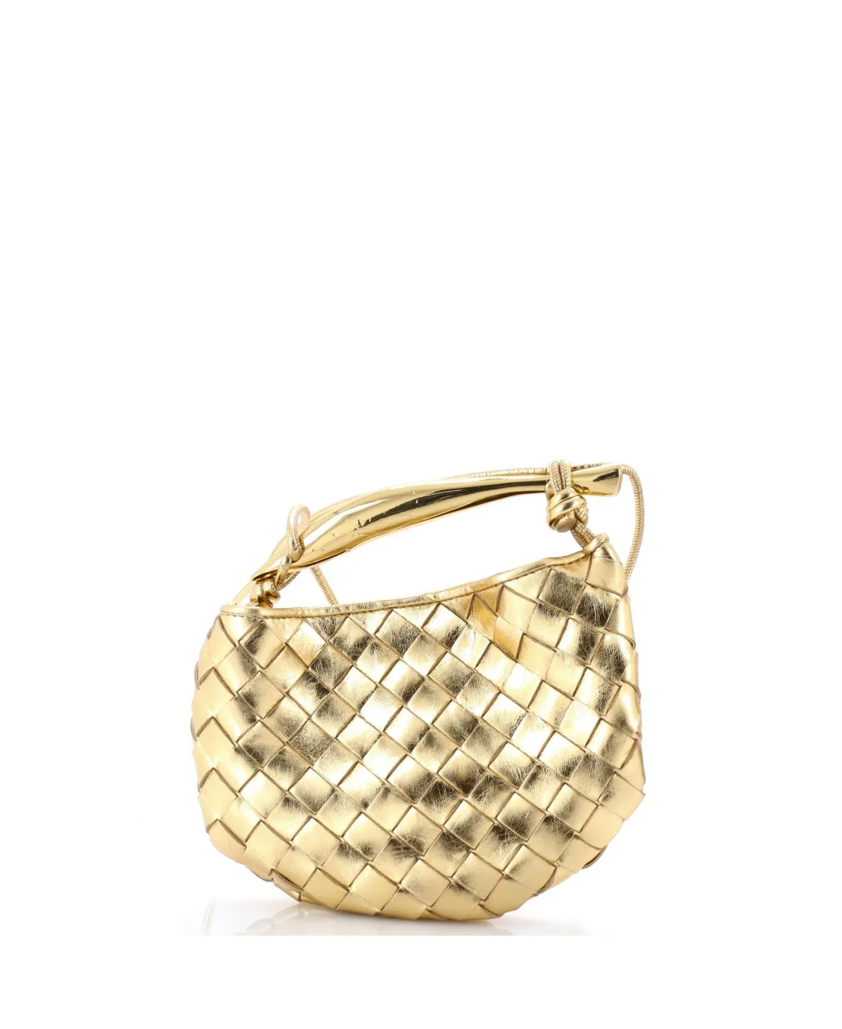 Pre-Owned Mini Sardine Top Handle Bag Intrecciato Nappa by Bottega Veneta