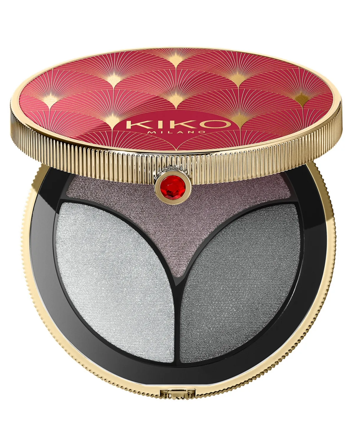 Triple Charm Eyeshadow Palette, 0.12 oz. - 03 - Violet Smoke by Kiko Milano