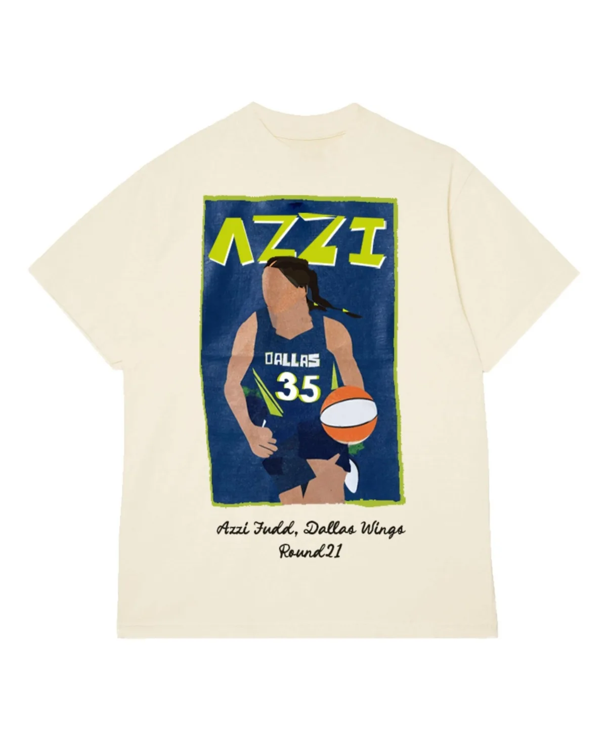 Dallas Wings Azzi Graphic Short-Sleeve T-Shirt by Round21