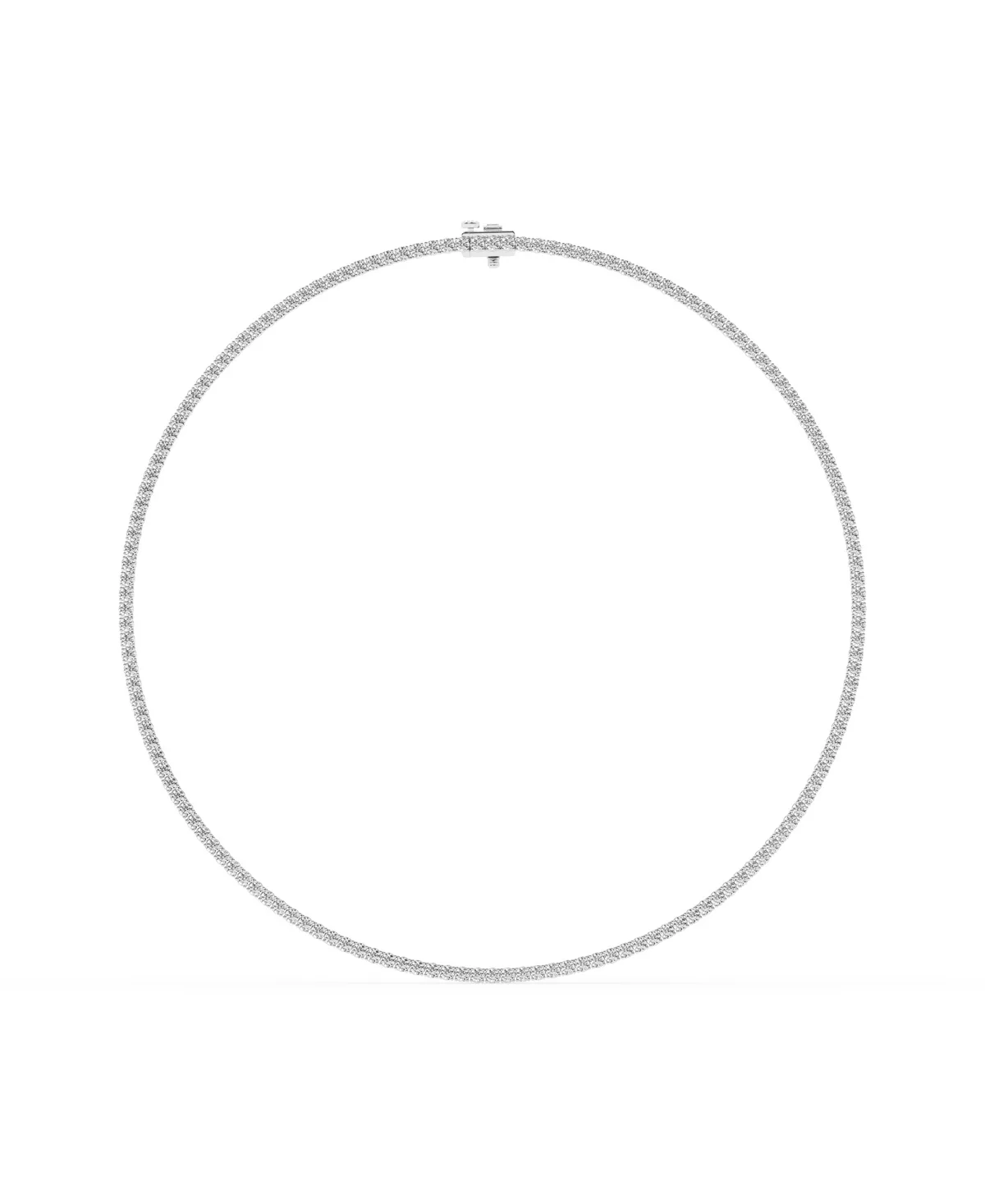 Lab-Grown Diamond Tennis Necklace (10 ct. t.w.) in Sterling Silver