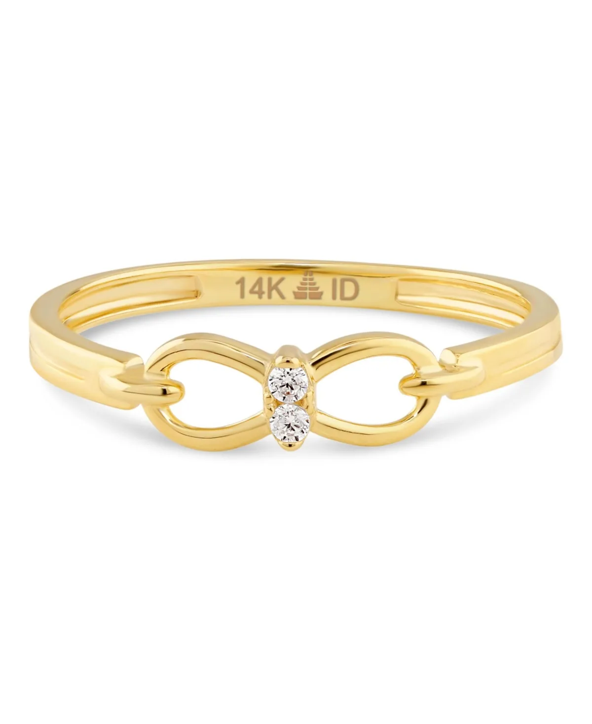 Infinity Ring in 14K Gold by Devata