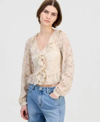 Ruffled Lace Top by And Now This