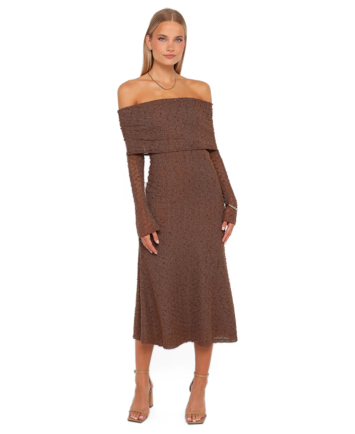 Wilma Off Shoulder Dress by Petal and Pup