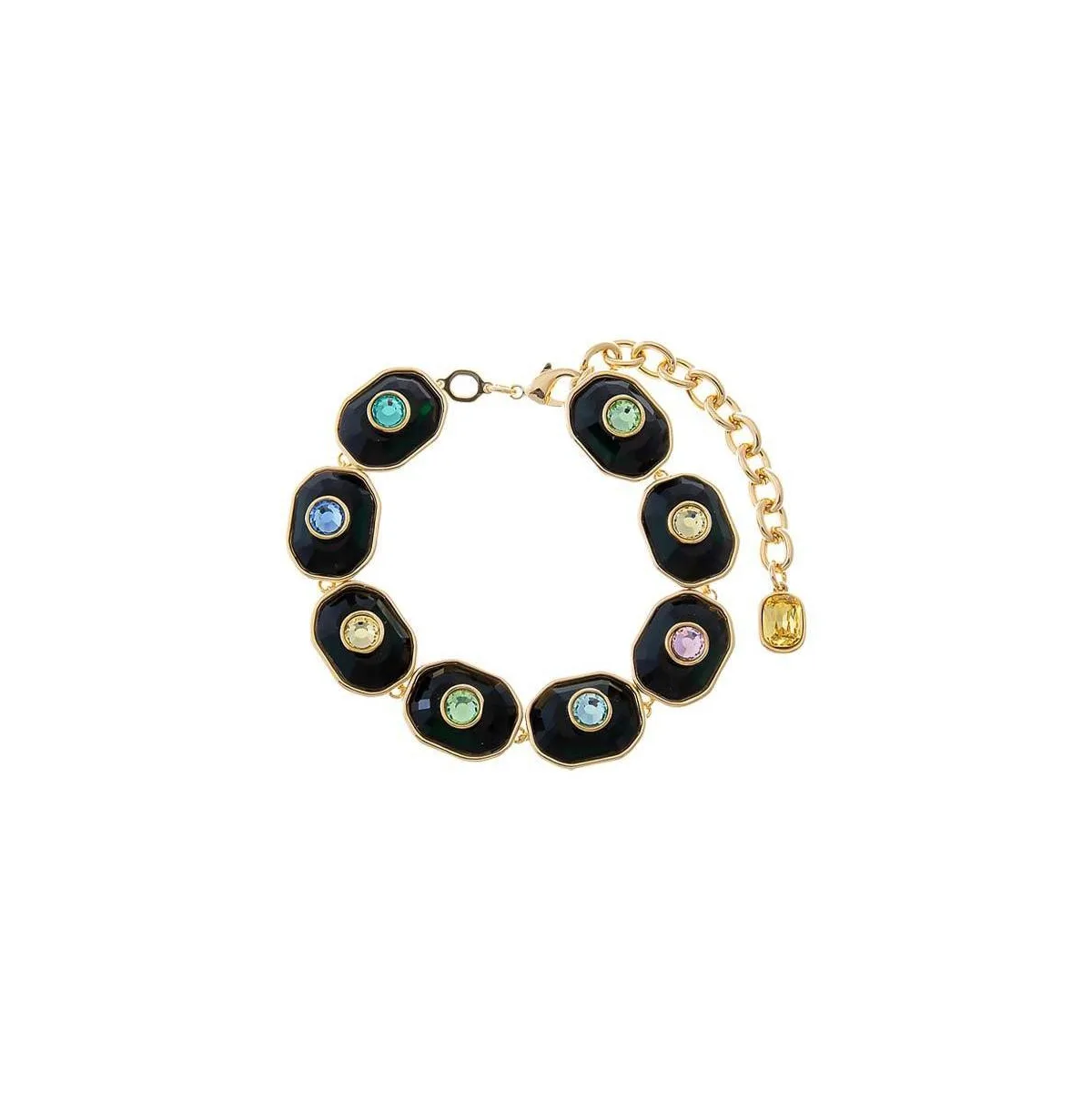 14K Gold Plated Midnight Charm Bracelet