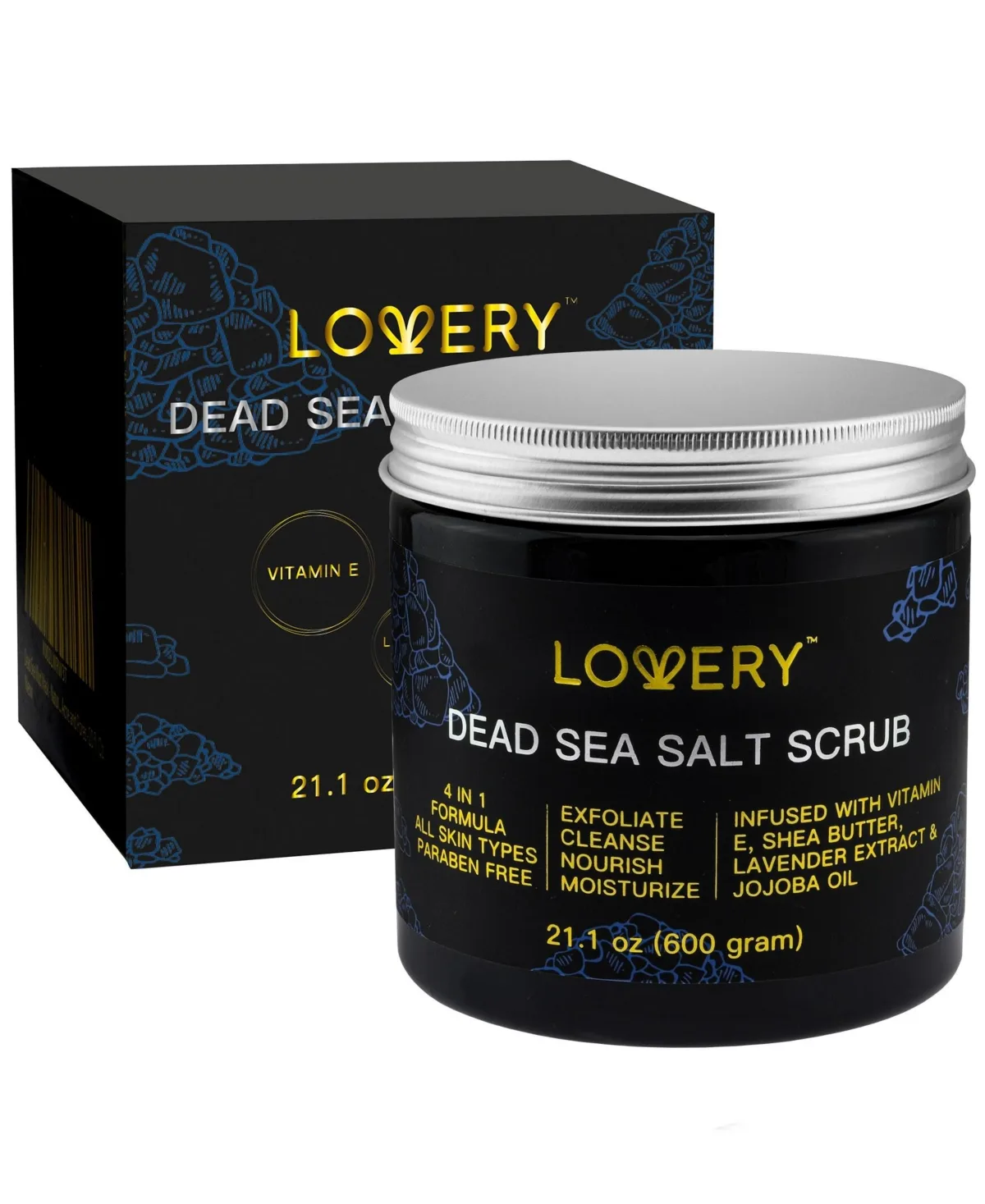 Exfoliating Dead Sea Salt Scrub by Lovery