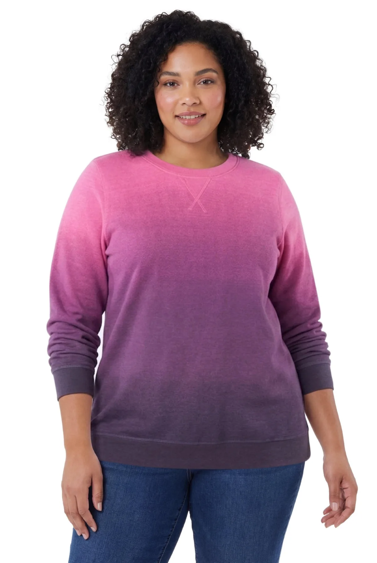 Printed Sweatshirt by Woman Within